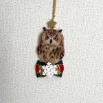フクロウオーナメント　ベンガルワシミミズク
