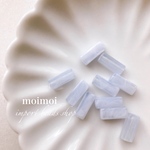 〈12個*No.1550〉import ライトパープルスクエア