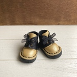 ⚫︎ブライス＊ゴールド黒ふわリボンシューズ⚫︎