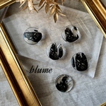 ♡再販5【ビーズ】 black modern beads #night cats