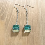 ※専用ページ 基板レジンピアス グリーン