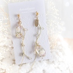 flower drops❁︎ピアス　イヤリング