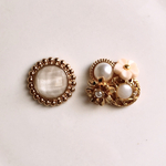 ボタンアクセサリー(ピアス・イヤリング)