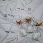 【ジョニー 様専用ページ】