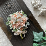 💐パステル小花の花束風リボンコサージュ💐
