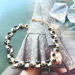 Monotone Square Bracelet