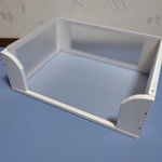 ≪carrie1959様ご注文分≫●組立seriesﾊﾟｽﾃﾙ・ホワイトversion【ペットトイレ-ダブルSIZE】570×430×300mm.犬．簡単組立式、シンプル●