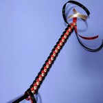 kyariko15様オーダー品 ブラック×ベージュ×レッド ネックストラップ100㎝&ブラック×ゴールド100㎝