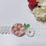 ❀桜❀ ベビー髪飾り　ベビー ヘアバンド🌸ヘアピン変更可