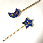 ギャラクシー ヘアピン 月＆星