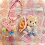 シルバニア 赤ちゃん 持ち運びクリアケース キーホルダー 各色