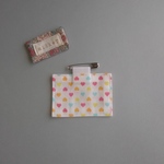 名札台布(横中)☆ハート(ホワイト)