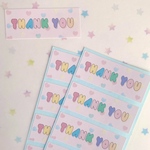 thank you シール
