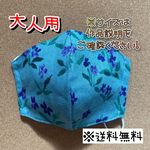 【送料無料】☆ハンドメイドマスク大人用☆