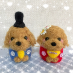 ❤️ふわふわトイプードルちゃんのお雛祭り♪❤️