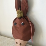 2wayで使える、お馬さんのコロリン巾着バッグ《お馬さん祭り①》