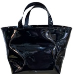 エナメルトートバッグ　M