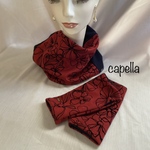 🌟capella🌟赤のあったかギフトセット〜赤のスヌード&ハンドウォーマー　