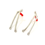「#6509」チェリー さくらんぼ 枝 ピアス 金具 ✴︎2個セット