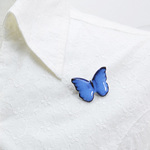 Morpho／ブローチ［陶器］