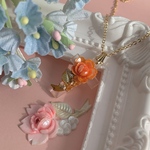 ヴィンテージセルロイドのネックレス