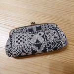 ミナペルホネン♡親子がま口長財布 foresttile タンバリン choucho