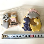 [着色料不使用] 恐竜クッキー6枚セット