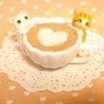 にゃんこのしっぽ○なかよしにゃんこ○ハートのカプチーノ1
