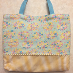 ウサギとお花のレッスンバッグ