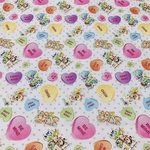 送料無料 cf98 コットン100生地  レトロアニマル柄