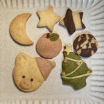 ブタのクリスマスクッキー