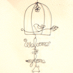 ワイヤーモチーフ『welcome』☆