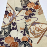 半幅帯  アンティーク　金駒　刺繍　正絹
