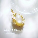 ムーンストーンペンダント（ワイヤージュエリー☆ワイヤーアクセサリー☆ワイヤーラッピング天然石ネックレス☆KuthumistyleⓇ☆クツミスタイル☆only minne ）