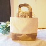 トート型ミニ巾着