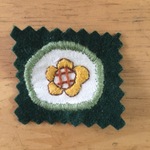 手刺繍ほのぼのアップリケ 〜春のお花