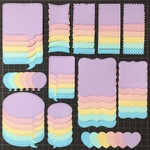 ☆コメントカード＆吹き出し  72枚   (ステッチ入り) ☆     ダイカット  クラフトパンチ  アルバムパーツ  スクラップブッキング