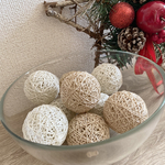 コットンボール　クリスマスオーナメント