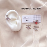 👼 エンジェルハート 軟骨ピアス 14G/16G/18G/20G 👼
