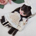 プチブライス用　生成ドレスセット