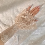 レースのお袖留め♡短い袖口に…(生成り色)