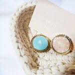くすみカラースマホリング　グリーン　オレンジ　専用出品