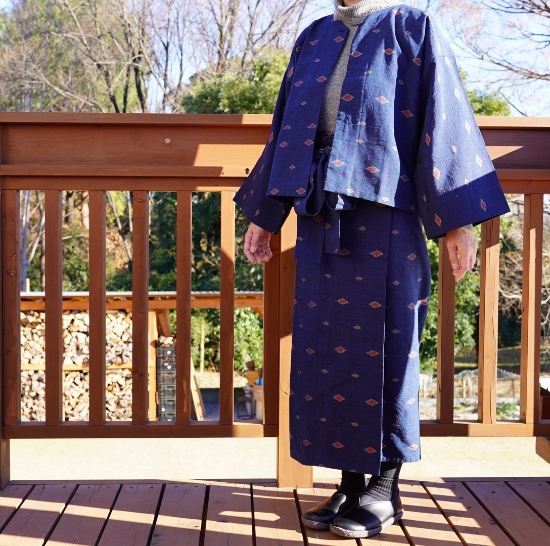 レトロポップな七五三セット（かんざし付き） b664976bd1145b610516bad4d2b366