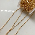 clear brown square design chain50㎝