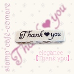 再販【ギフトにも♡】Thank❤️youスタンプ＊＜elegance type＞