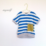 【size90～100】ブルーボーダーのpullover