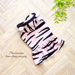 【犬服】＼pink／トラさんワンピース🐯オーダー＆名入れ可