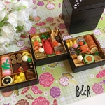 おせち三段重(黒)