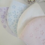 お好きなカラー2枚セット(Ｂタイプ)桜オーガンジーマスク 