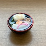 再販ミニチュア雑煮かまぼこ2枚
